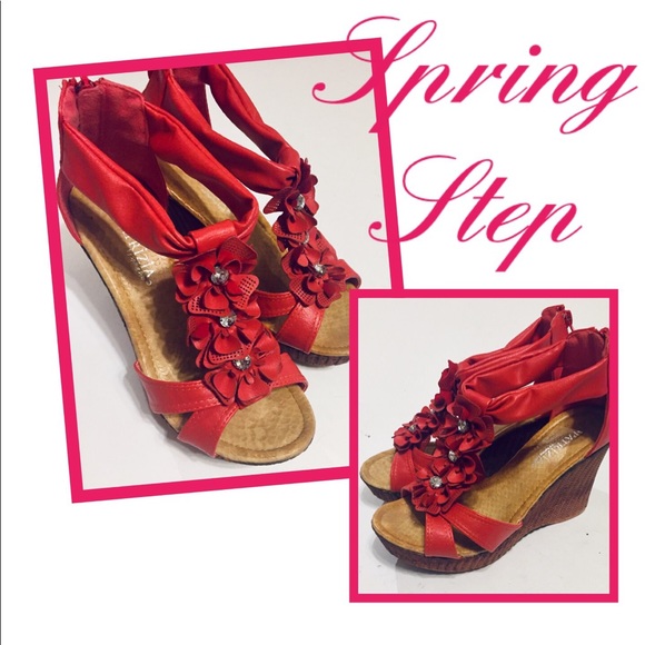 Patrizia by Spring Step Wedge Scandal Sz 37 - Picture 1 of 8